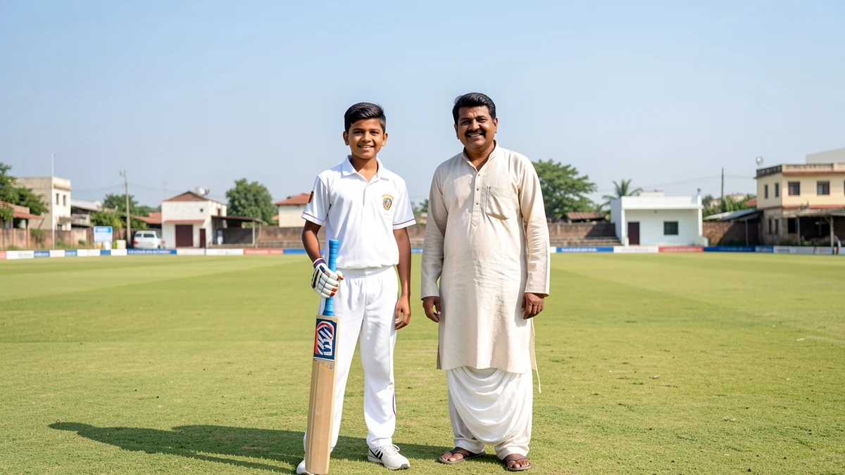 10 वर्षीय आशीर्वाद सूर्यवंशी ने जड़ा शतक, बड़े भाई वैभव के नक्शेकदम पर युवा क्रिकेटर