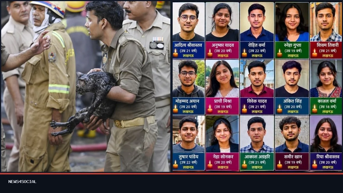 लखनऊ अग्निकांड: अलीगंज में भीषण आग से 15 बच्चों की दर्दनाक मौत, योगी सरकार ने SIT जांच के दिए आदेश