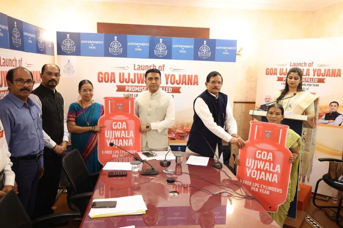 गोवा: हर साल 3 मुफ्त सिलेंडर के लिए 'उज्ज्वला योजना 2026' शुरू, 2.5 लाख परिवारों को मिलेगा लाभ