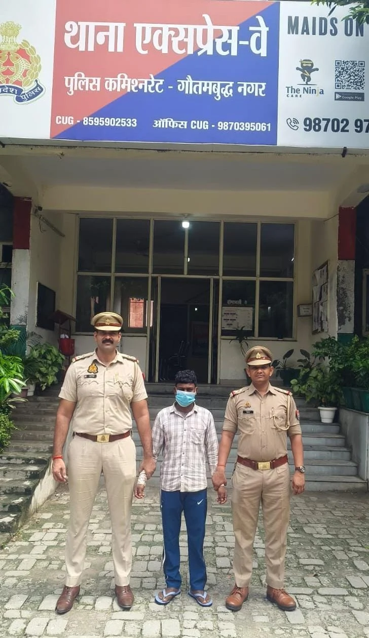 नोएडा: पत्नी से झगड़े के बाद हत्या के आरोपी को पुलिस ने सेक्टर-168 से किया गिरफ्तार