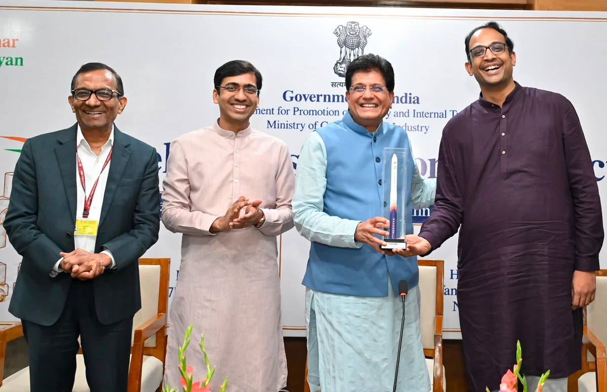 विक्रम-1 की सफलता: पीयूष गोयल ने कहा - युवा इनोवेटर्स भारत के अंतरिक्ष सेक्टर को नई बुलंदियों पर ले जा रहे हैं