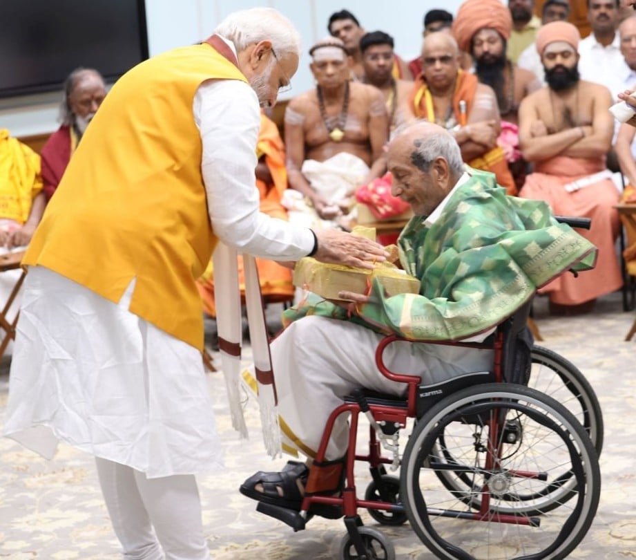 ऐतिहासिक सेंगोल के निर्माता वुम्मिदी एथिराजुलु का निधन, प्रधानमंत्री मोदी ने दी श्रद्धांजलि