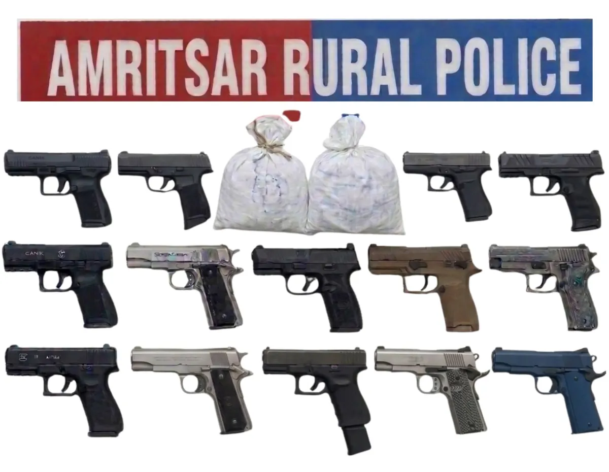 अमृतसर: पुलिस की बड़ी कामयाबी, विदेशी हैंडलर से जुड़े नेटवर्क का भंडाफोड़, 7 गिरफ्तार