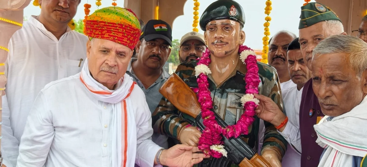 डेढ़ साल के संघर्ष के बाद अग्निवीर समय सिंह को सम्मान, हरियाणा के नूंह में प्रतिमा का अनावरण