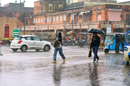 राजस्थान में मानसून की दस्तक, सामान्य से एक हफ़्ते की देरी के बाद पूर्वी हिस्सों में एंट्री