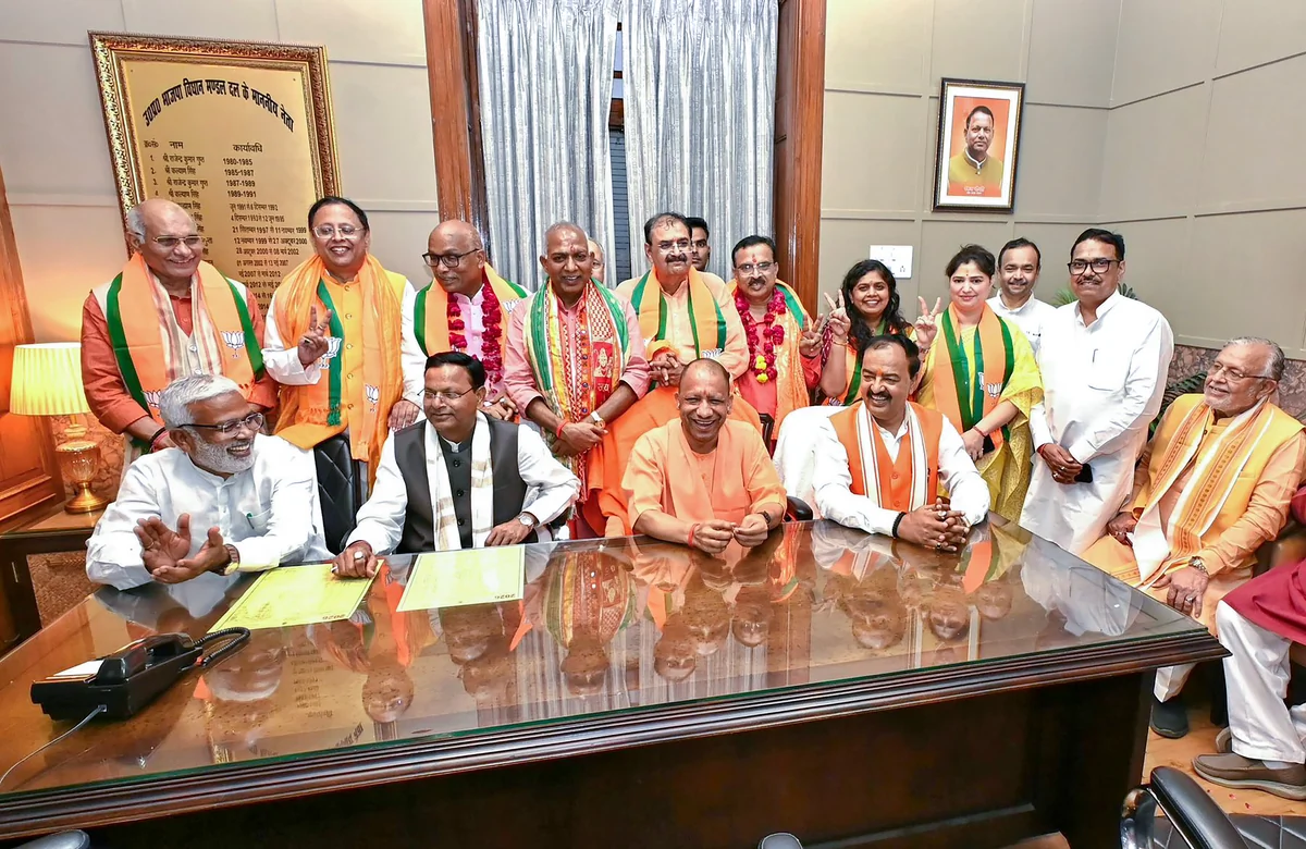 यूपी राज्यसभा चुनाव: BJP की 8 सीटों पर जीत बरकरार, SP को एक सीट का फायदा, BSP हुई शून्य