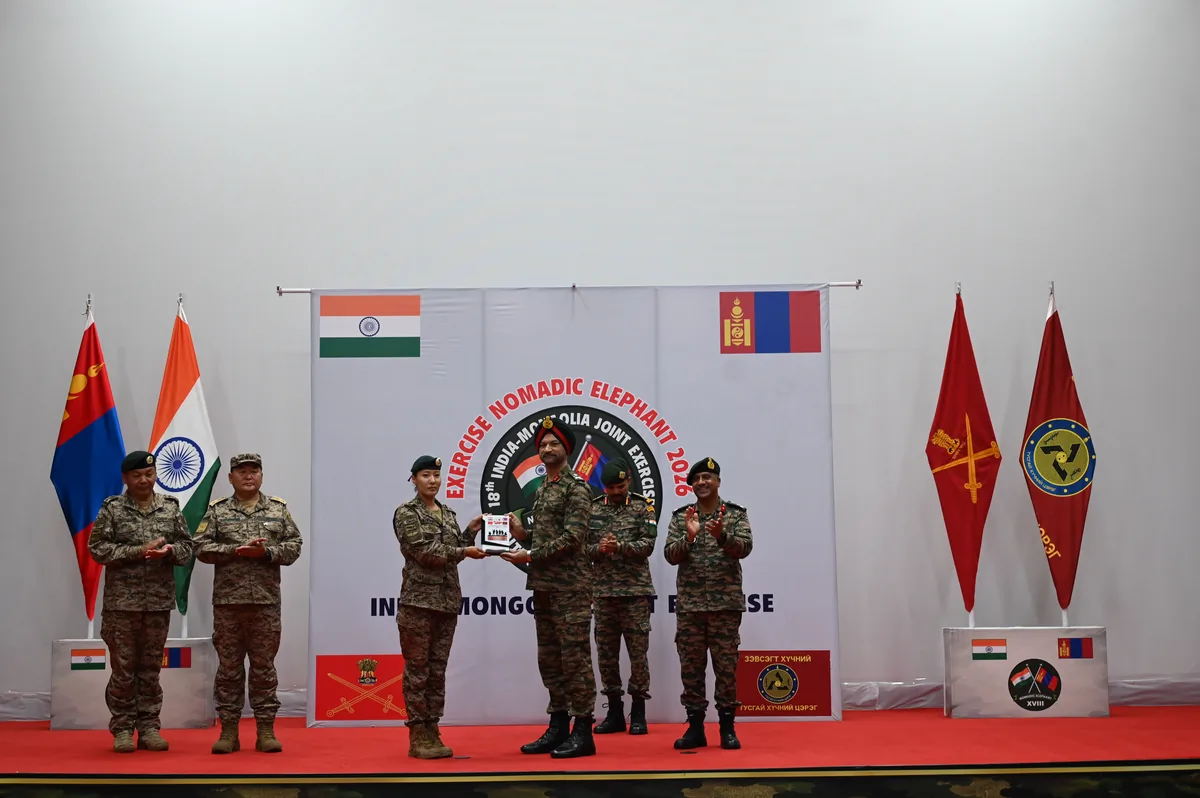 उत्तराखंड: भारत और मंगोलिया ने सैन्य अभ्यास 'नोमैडिक एलीफेंट' में परखी अपनी ताकत