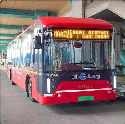 चेन्नई में इलेक्ट्रिक बसों का दूसरा दौर: 130 नई AC बसें सड़कों पर उतरेंगीं