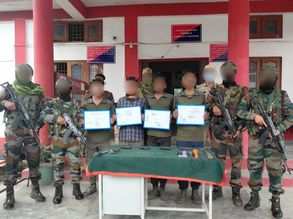 अरुणाचल प्रदेश: सुरक्षा बलों को बड़ी कामयाबी, ULFA-I के चार कैडरों ने हथियार डाले