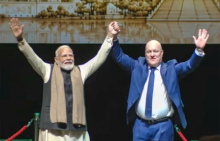 40 साल बाद किसी भारतीय प्रधानमंत्री का न्यूजीलैंड दौरा, पीएम मोदी ने ऑकलैंड में भारतीय समुदाय को किया संबोधित