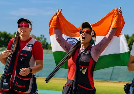 शॉटगन वर्ल्ड कप: नीरू ढांडा ने रचा इतिहास, ट्रैप इवेंट में गोल्ड जीतने वाली पहली भारतीय महिला बनीं