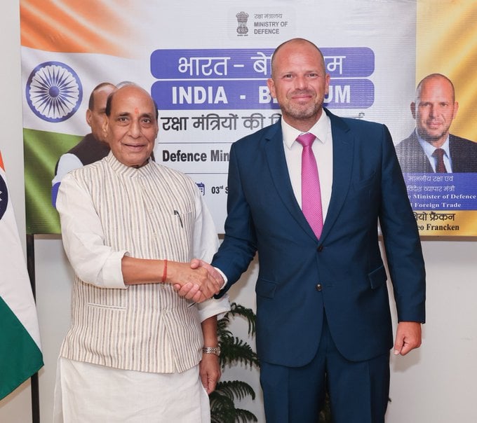 भारत और बेल्जियम रक्षा सहयोग बढ़ाएंगे, मुश्किल वैश्विक हालात में साझेदारी को मज़बूत करने पर ज़ोर