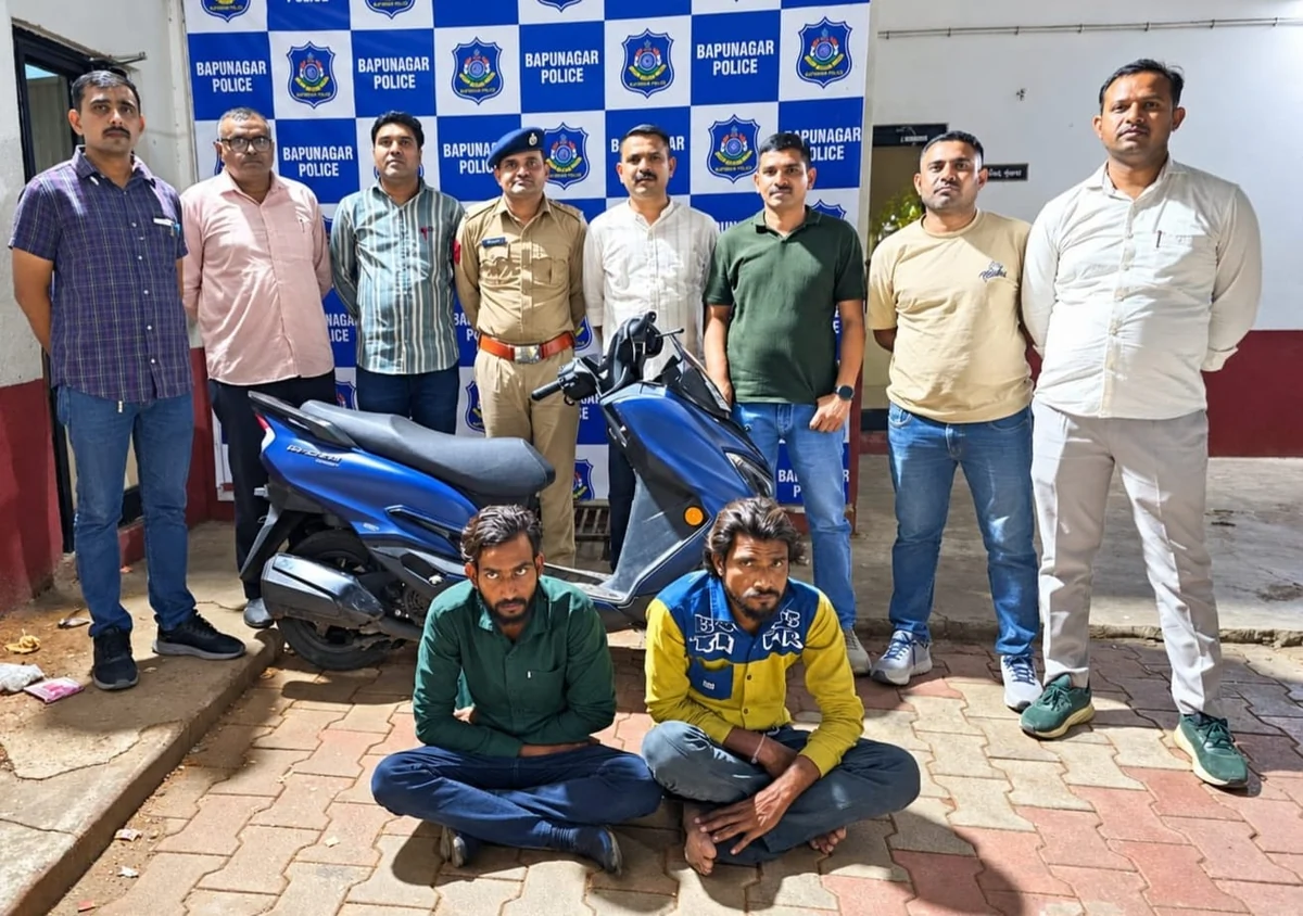 अहमदाबाद में ड्रग्स के खिलाफ बड़ी कार्रवाई, करीब 25 लाख की हेरोइन के साथ दो तस्कर गिरफ्तार