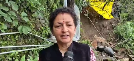 शिमला: संजौली के पास भारी भूस्खलन, कई घरों पर खतरा, प्रशासन पर अनदेखी का आरोप