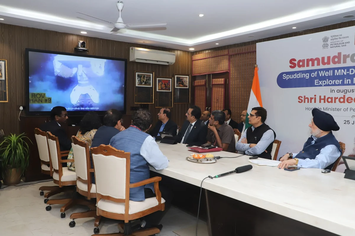 भारत की ऊर्जा सुरक्षा को मिलेगी मजबूती, महानदी बेसिन में गहरे समुद्र में पहले तेल कुएं की खुदाई शुरू