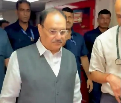 केंद्रीय मंत्री जेपी नड्डा सफल एंजियोप्लास्टी के बाद एम्स से घर लौटे, हालत स्थिर