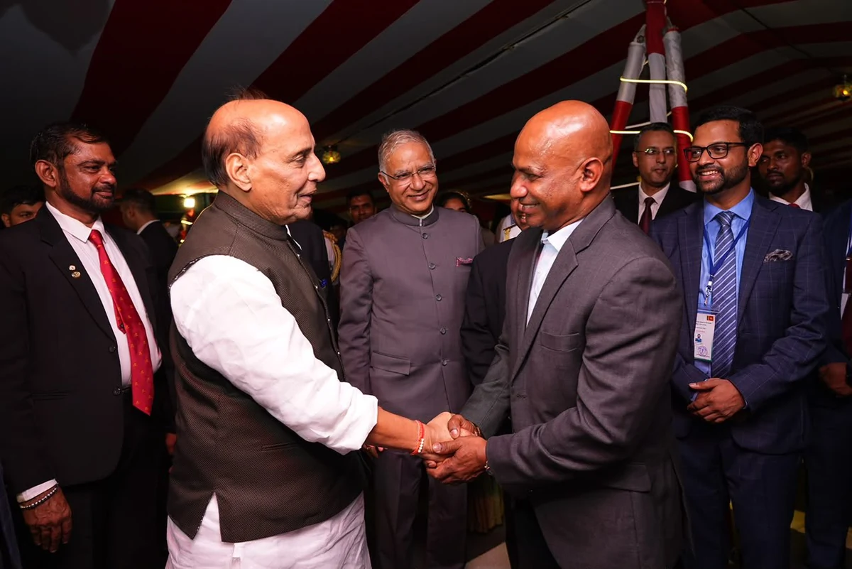 रक्षा मंत्री राजनाथ सिंह का श्रीलंका दौरा संपन्न, L-70 तोप समेत कई अहम रक्षा समझौतों पर बनी बात