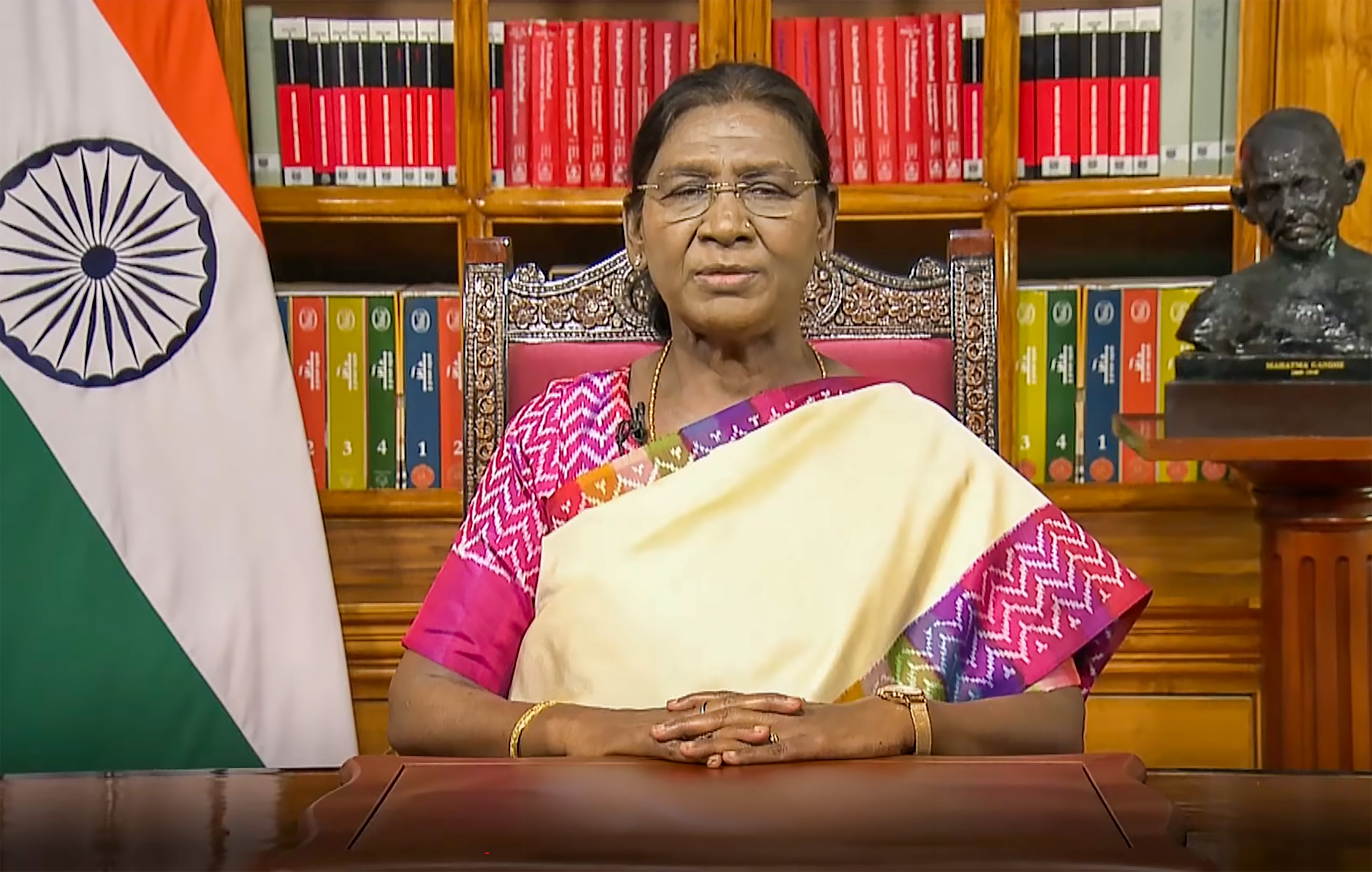 राष्ट्रपति मुर्मु का राष्ट्र के नाम संदेश: विभाजन की विभीषिका से लेकर समावेशी विकास तक, देश की उपलब्धियों को किया याद