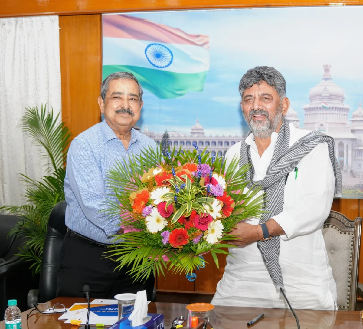 कर्नाटक को केंद्रीय फंड में वाजिब हिस्सेदारी मिले: नीति आयोग से सीएम शिवकुमार की अपील