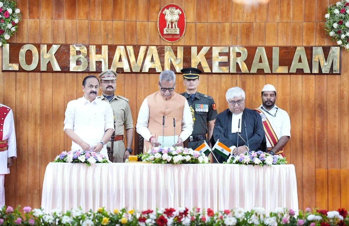 ओम प्रकाश माथुर ने संभाला केरल के राज्यपाल का पद, मुख्यमंत्री सतीशन ने दी शुभकामनाएं