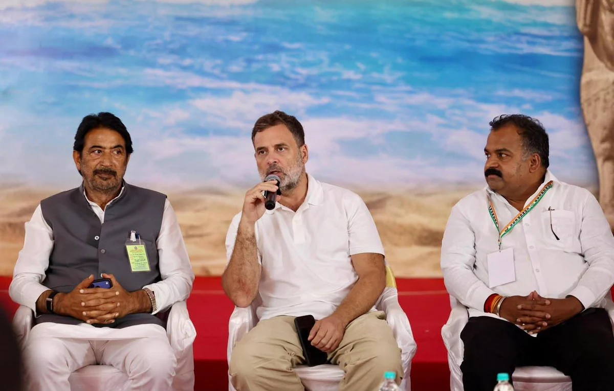 परिसीमन पर राहुल गांधी के बयान से राजनीतिक घमासान, कांग्रेस और भाजपा आमने-सामने