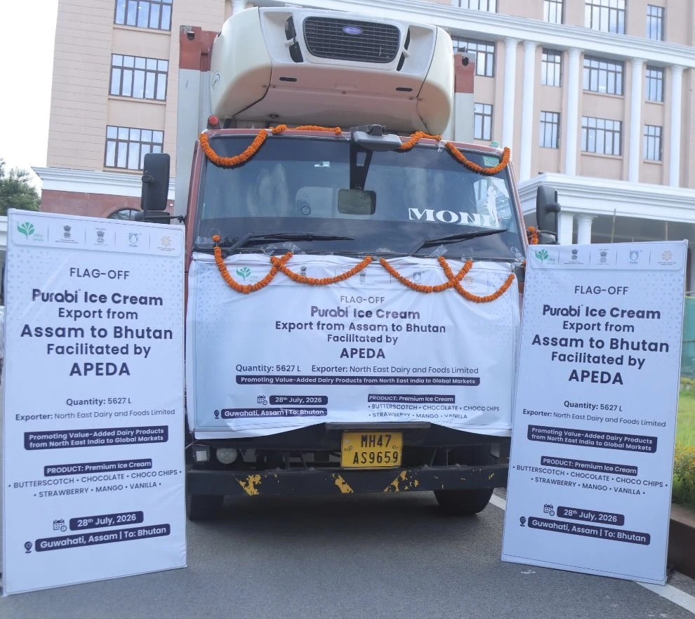 असम से पहली बार भूटान पहुंची 'पूरबी' आइसक्रीम, डेयरी किसानों के लिए खुले निर्यात के नए रास्ते