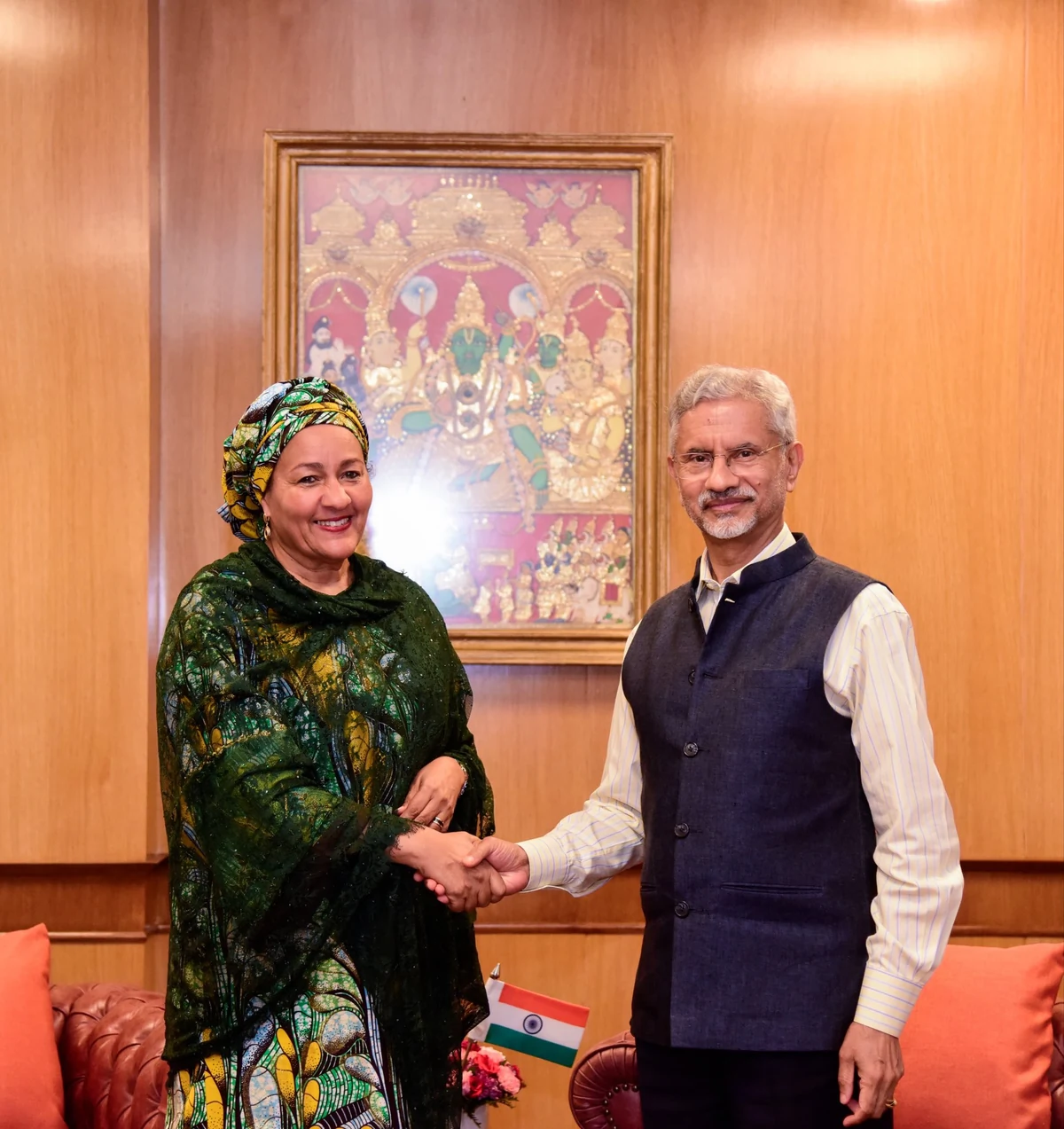 संयुक्त राष्ट्र उप प्रमुख की भारत यात्रा: जयशंकर से वैश्विक चुनौतियों और सतत विकास पर हुई चर्चा