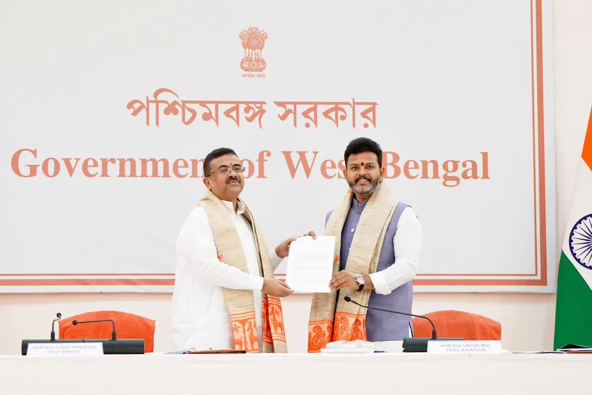 पश्चिम बंगाल में 4 नए हवाई अड्डों का होगा विकास, कोलकाता-यूरोप सीधी उड़ान पर भी हुई बात