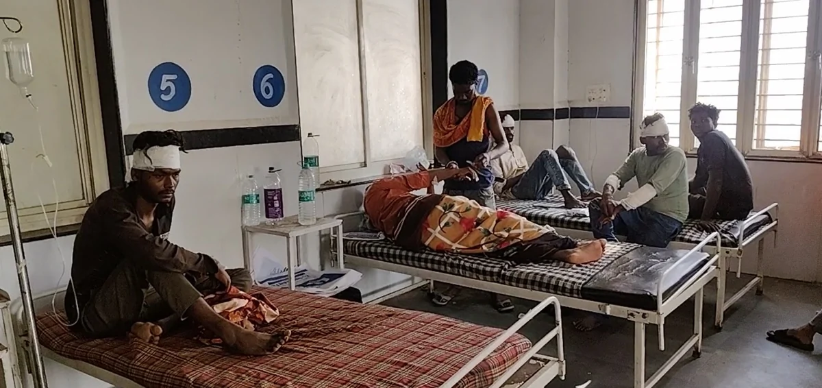 छतरपुर: केन-बेतवा लिंक प्रोजेक्ट की बस का ब्रेक फेल, 1 मजदूर की मौत, 15 घायल