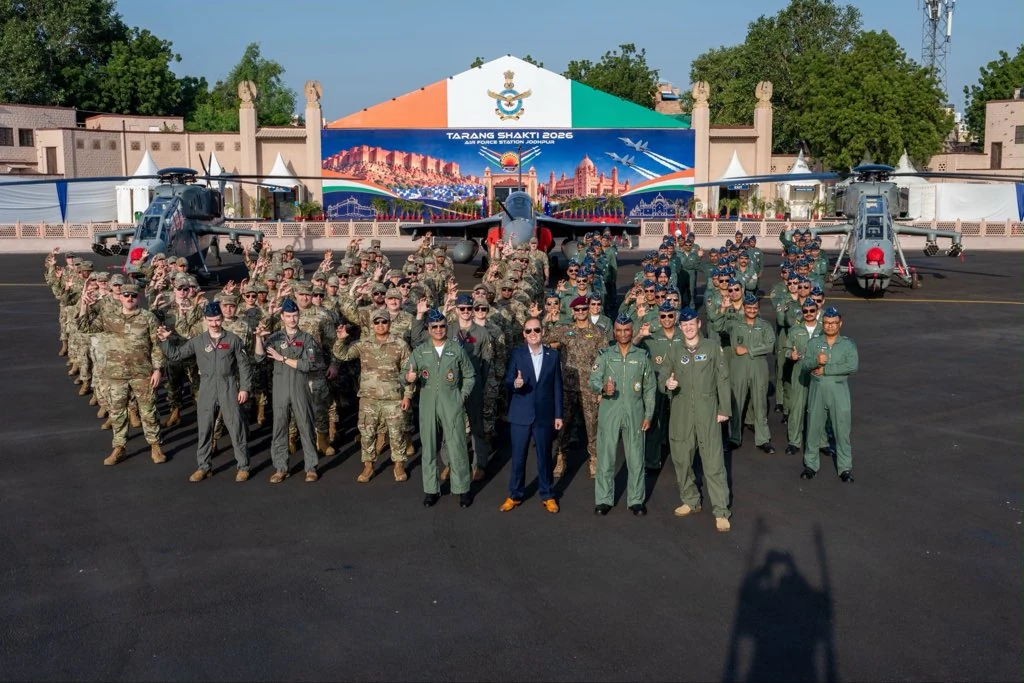 जोधपुर में 'तरंग शक्ति' का आगाज़: 8 देशों की वायुसेनाओं के साथ अमेरिका के F-35 लड़ाकू विमान पहली बार भारत में