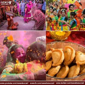 Holi celebration