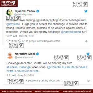 after rahul gandhi virat kohli tejashwi yadav gives 3 challenge to pm narendra modi 2 news4social -
