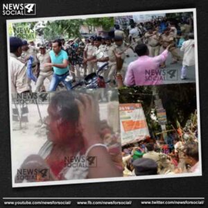 bihar six people arrested and many woman injured by police lathicharge after victor jha movement blocked judge way in katihar 1 news4social 2 -