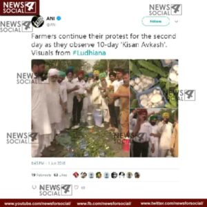 farmers protest second day vegetables fruit price hike in local market 1 news4social 1 -
