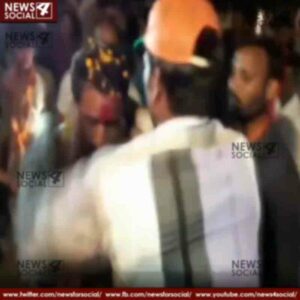 In mp Bjp leader dileep singh shekhawat wear garlad of shoes 1 news4social -