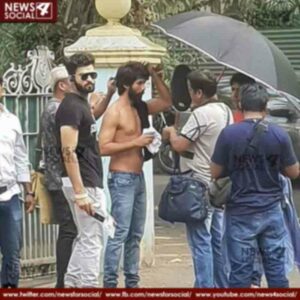 shahid kapoors film kabir singh photo leak from set 2 news4social -