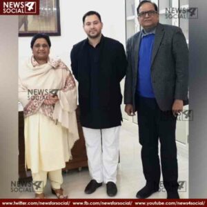 patna tejasvi yadav meets mayawati at lucknow 2