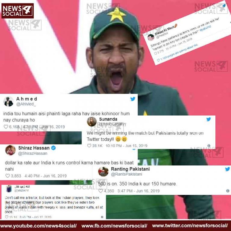 #CWC19: Pakistani fans epic reaction on Twitter after losing to India