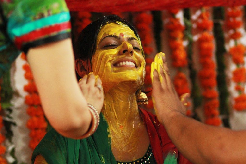 why apply haldi before marrge in hindi 1