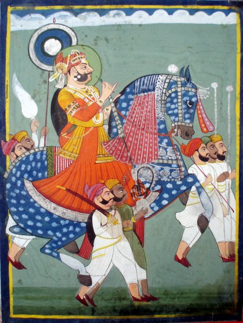 Ofler3xyeaTHX33n Equestrian portait of Maharaja Man Singh of Jodhpur