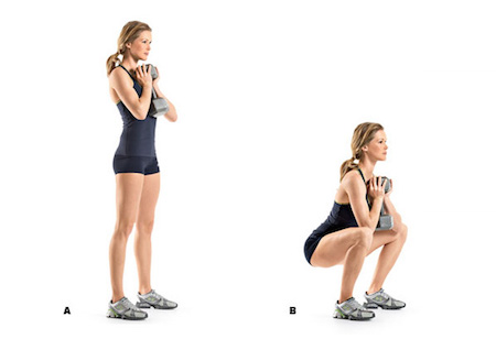 goblet squat 1
