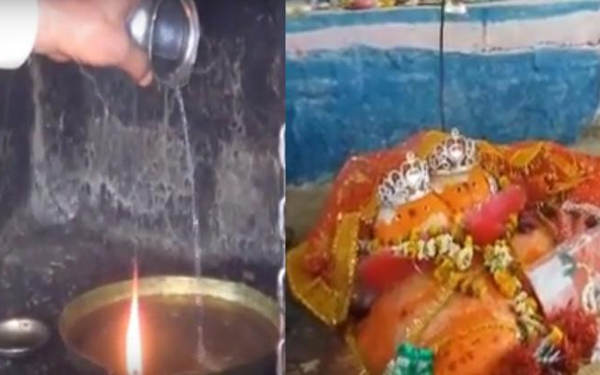 Gadiyaghat Mataji The lamp burns with water in this temple 4