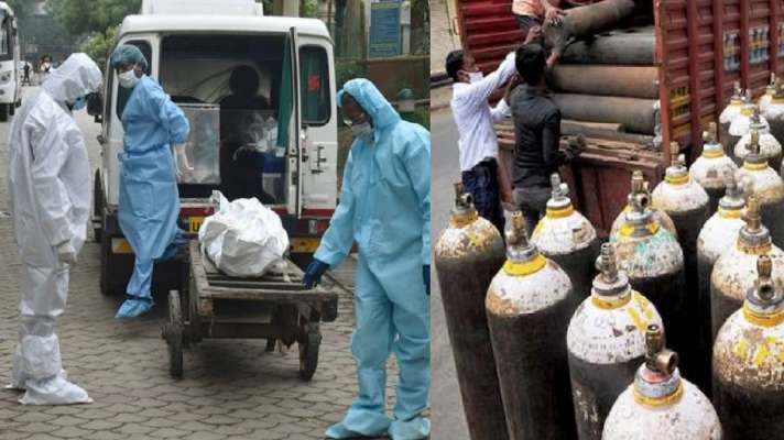 delhi coronavirus and oxygen cylinder crisis 1618942068