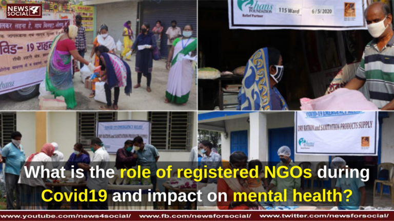 What is the role of registered NGOs during COVID and its impact on mental health?