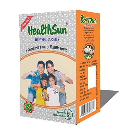 healthsun ayurvedic capsule rasayan 60 capsuls 500x500 1