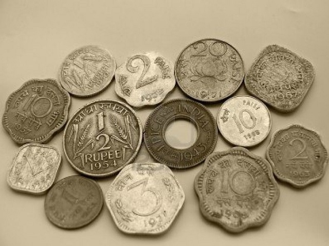 History indian currency coins