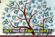 विश्व में कितने देशों में हिंदी पढ़ाई जाती है ? विश्व में कितने देशों में हिंदी पढ़ाई जाती है ?