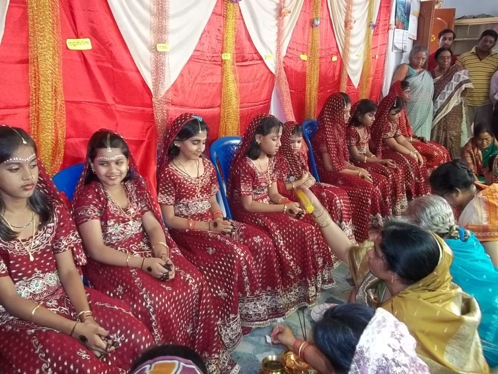 kanya pujan in navratra
