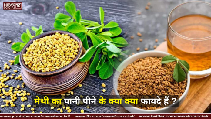 मेथी का पानी पीने के क्या क्या फायदे हैं ?