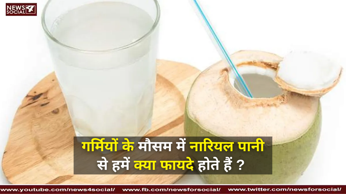 गर्मियों के मौसम में नारियल पानी से हमें क्या फायदे होते हैं ?